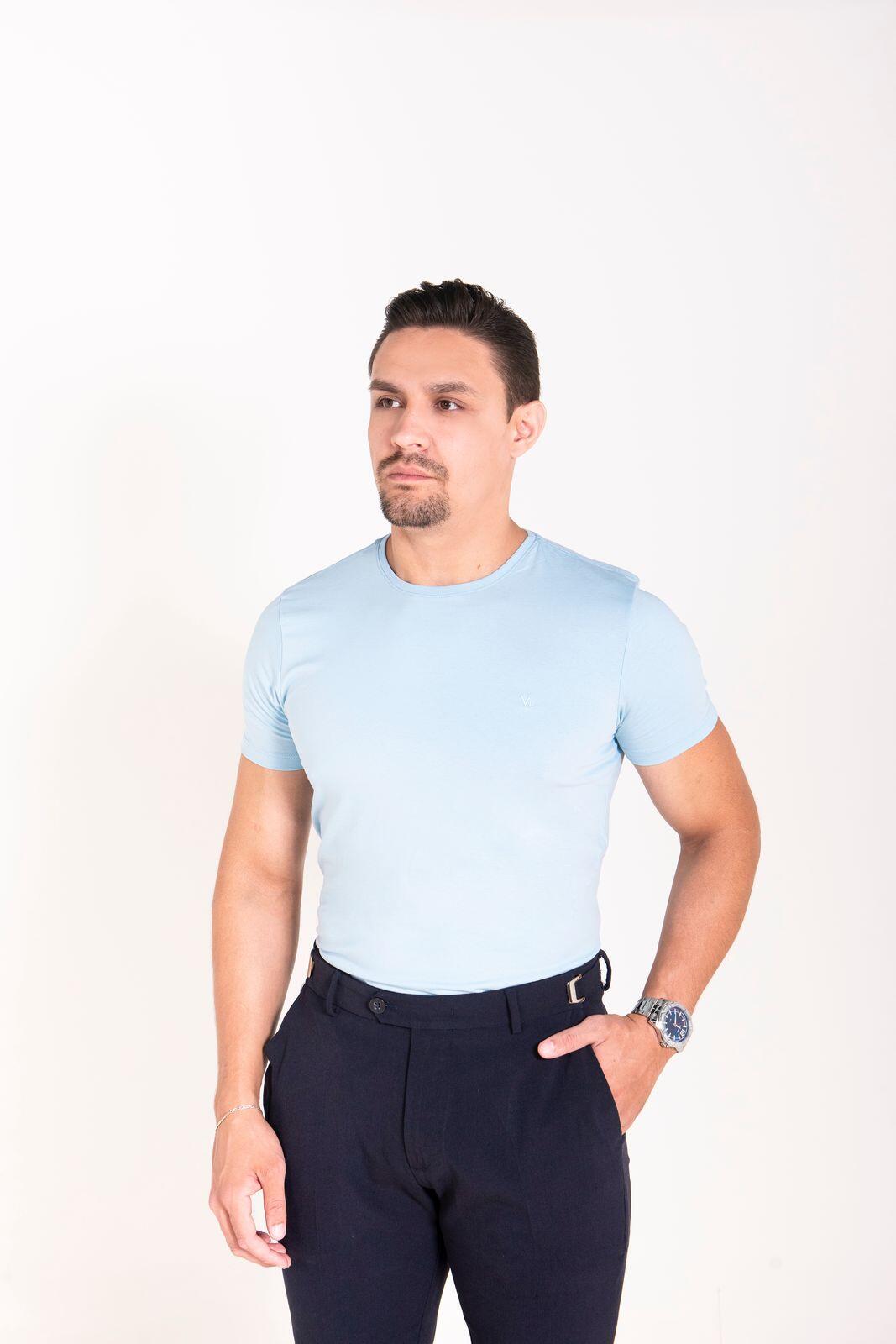 T-Shirt Masculina Algodão Egípcio