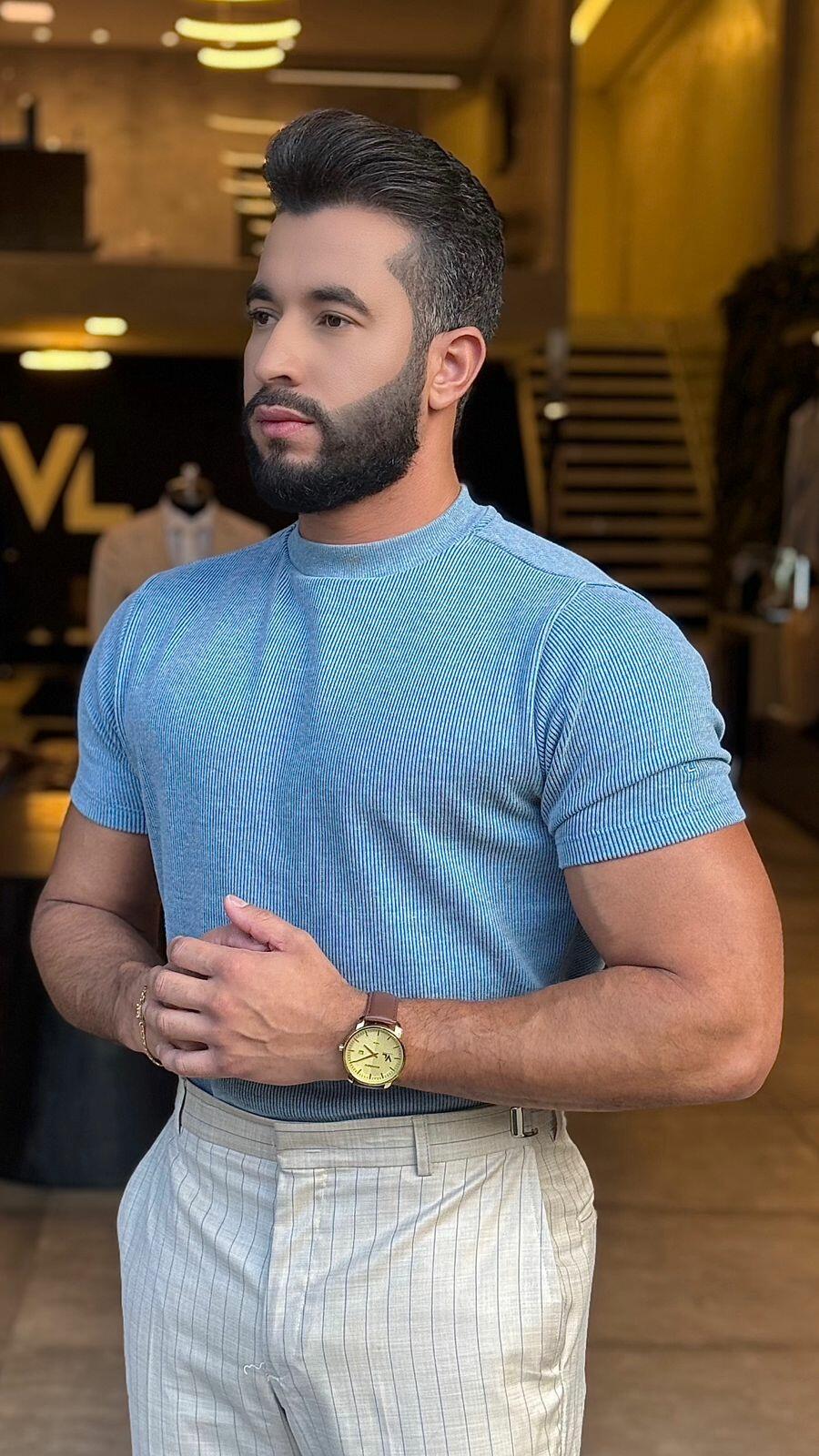 T-Shirt Masculina Rilievo