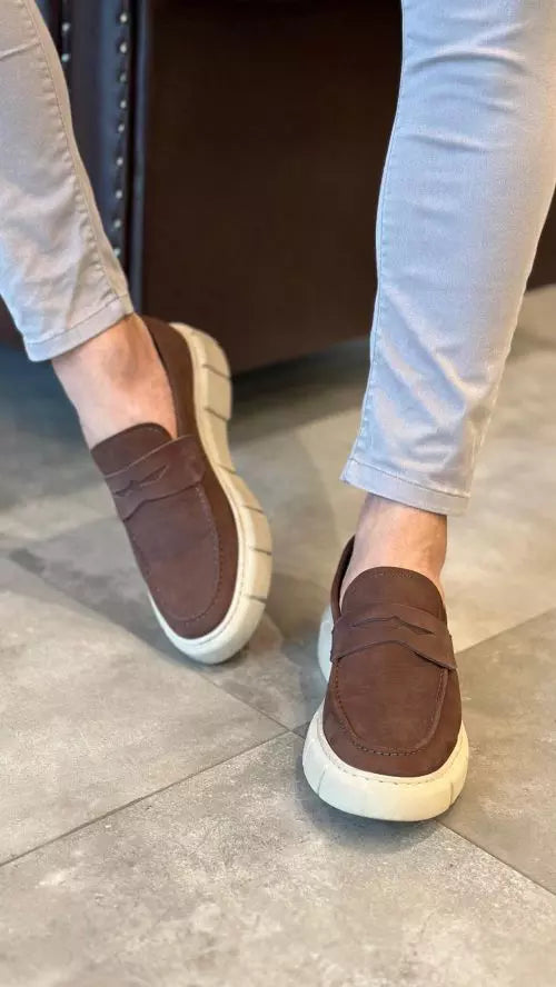 Mocassim Masculino Buzz - Couro de Cabra