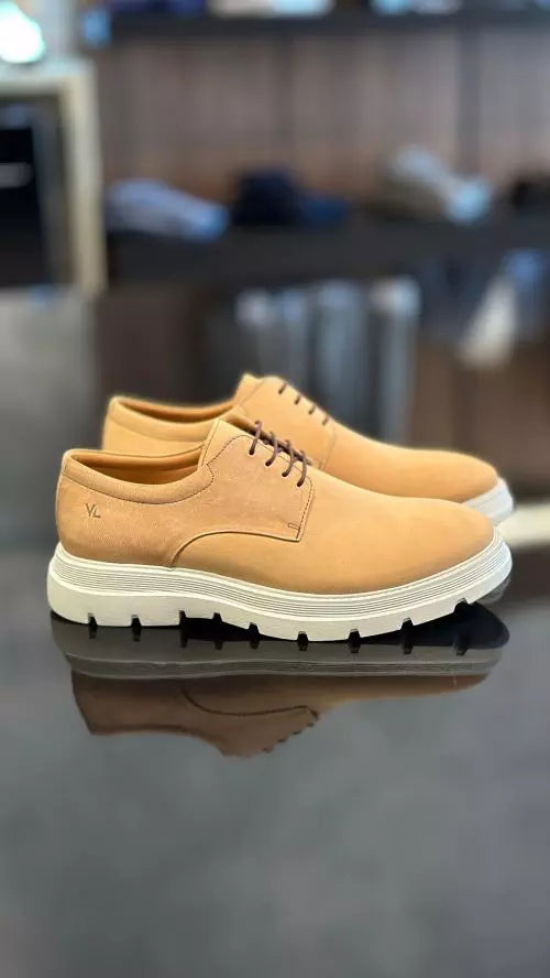 Sapato Masculino Derby Turin Extralight - Couro de Cabra