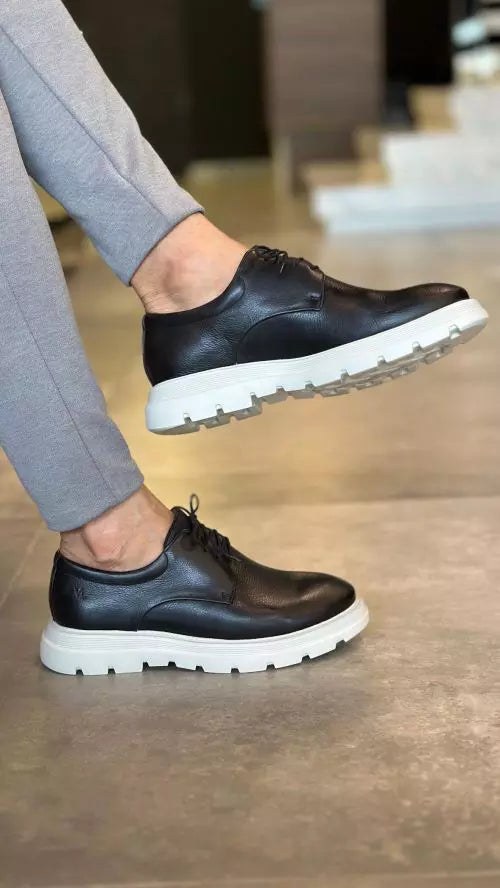 Sapato Masculino Derby Turin Extralight - Couro de Cervo
