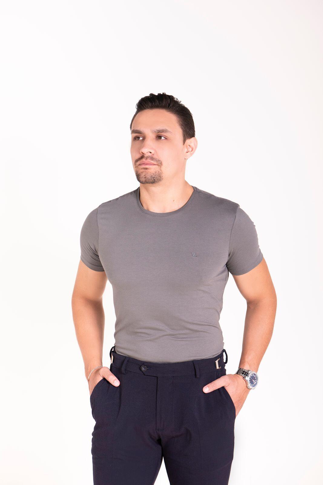 T-Shirt Masculina Algodão Egípcio