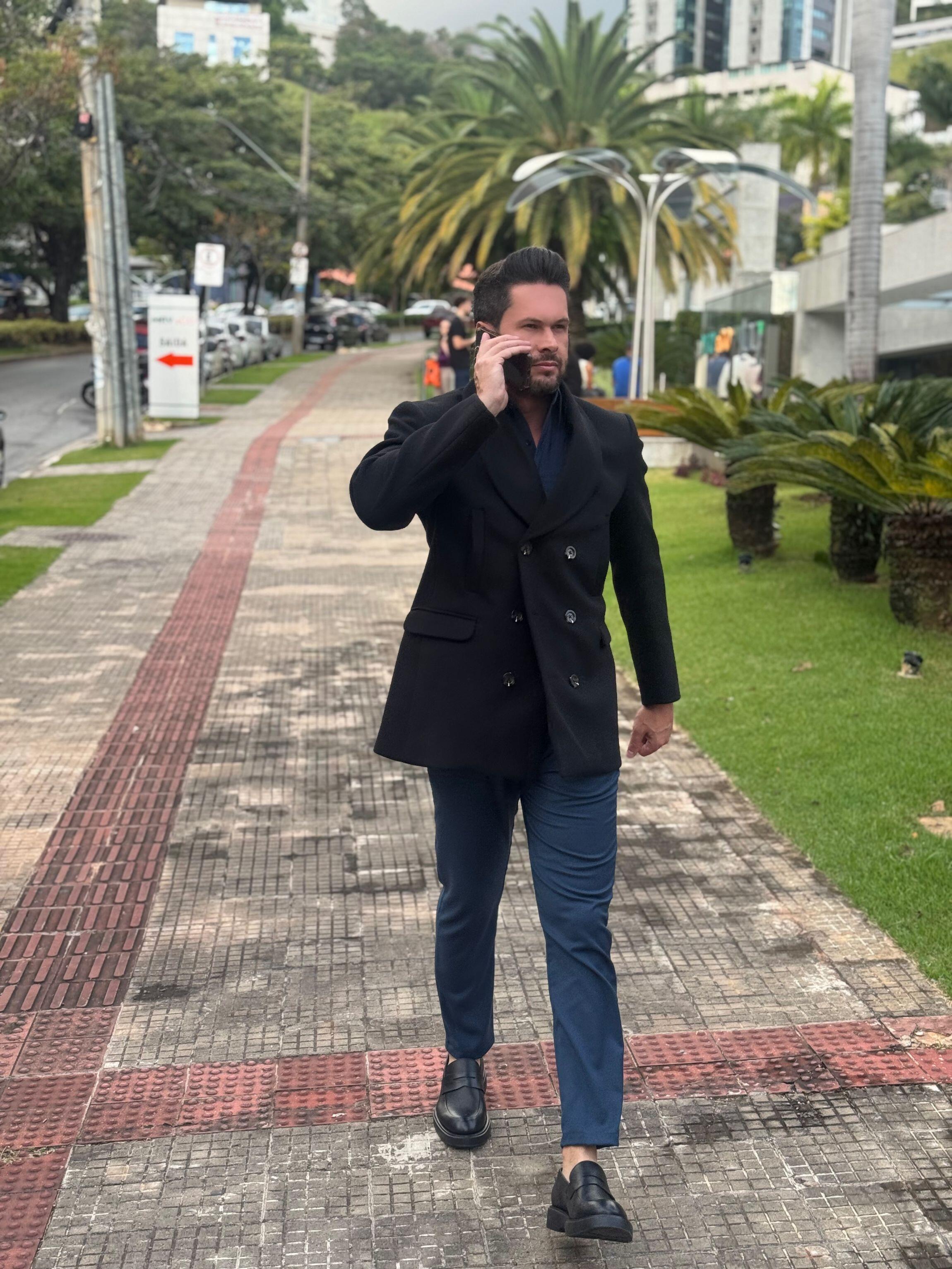 Overcoat Masculino Middle