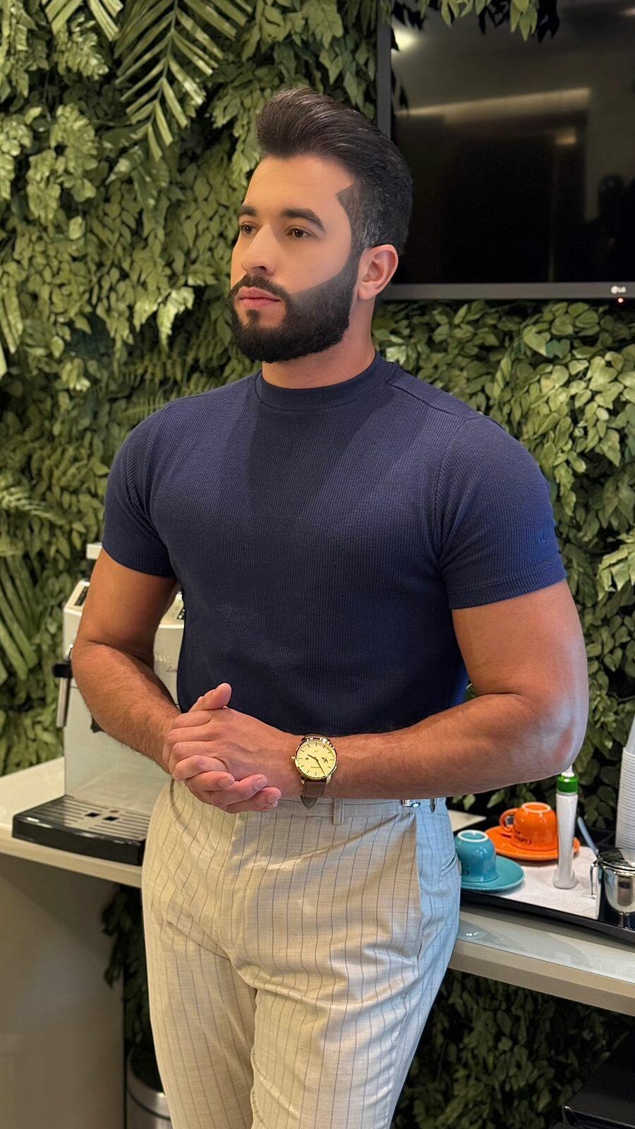 T-Shirt Masculina Rilievo