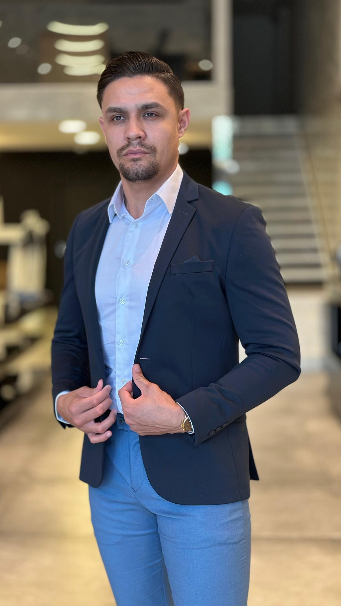 Blazer Slim Masculino Com Tecnologia