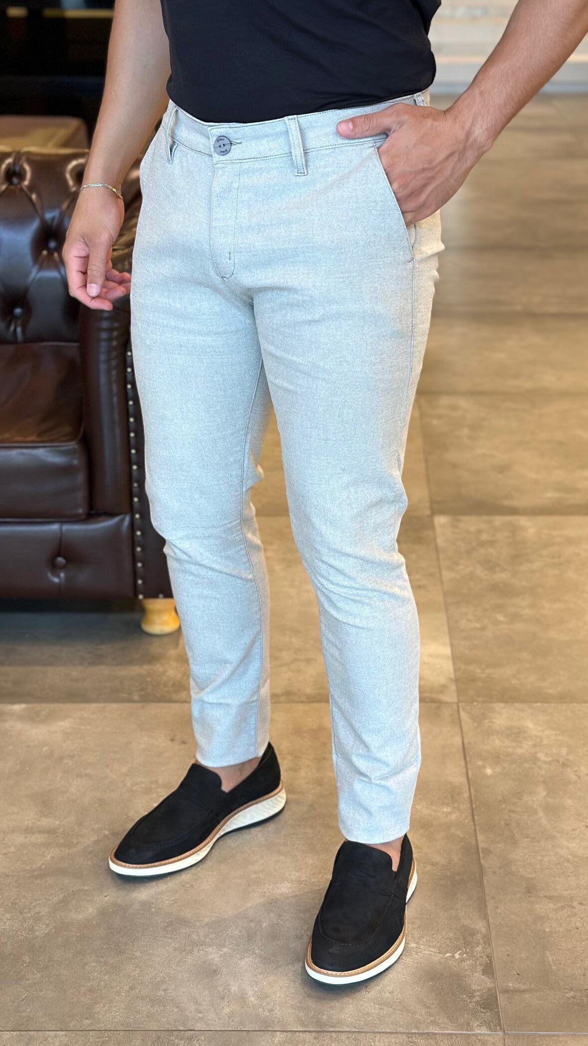 Calça Alfaiataria Masculina Sarja