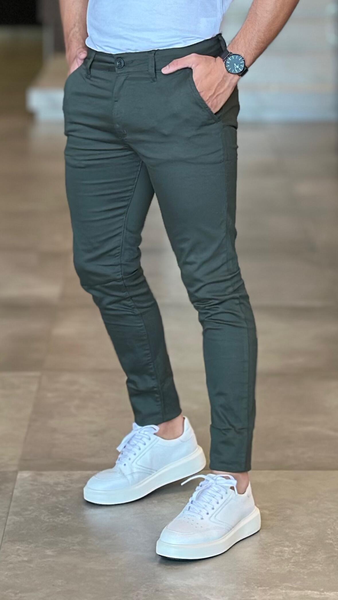Calça Alfaiataria Masculina Sarja