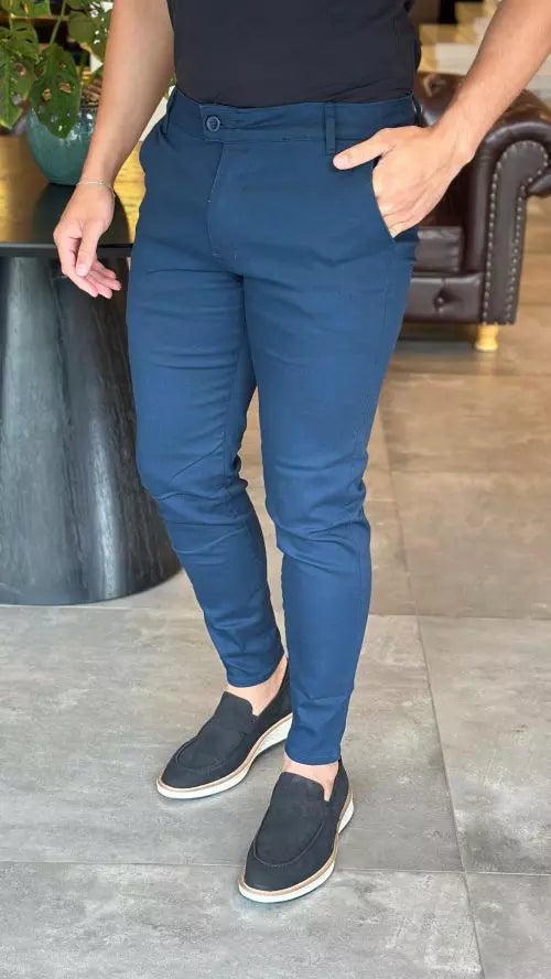Calça de Sarja Masculina Skinny
