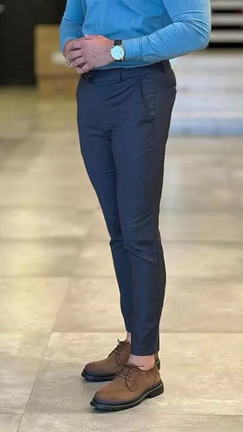 Calça Masculina Alfaiataria Slim - Stretch