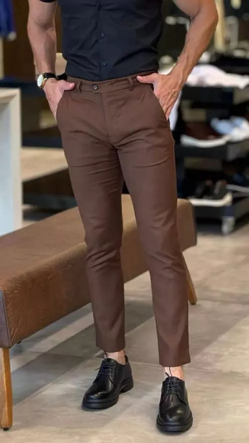 Calça Masculina Alfaiataria Slim - Stretch