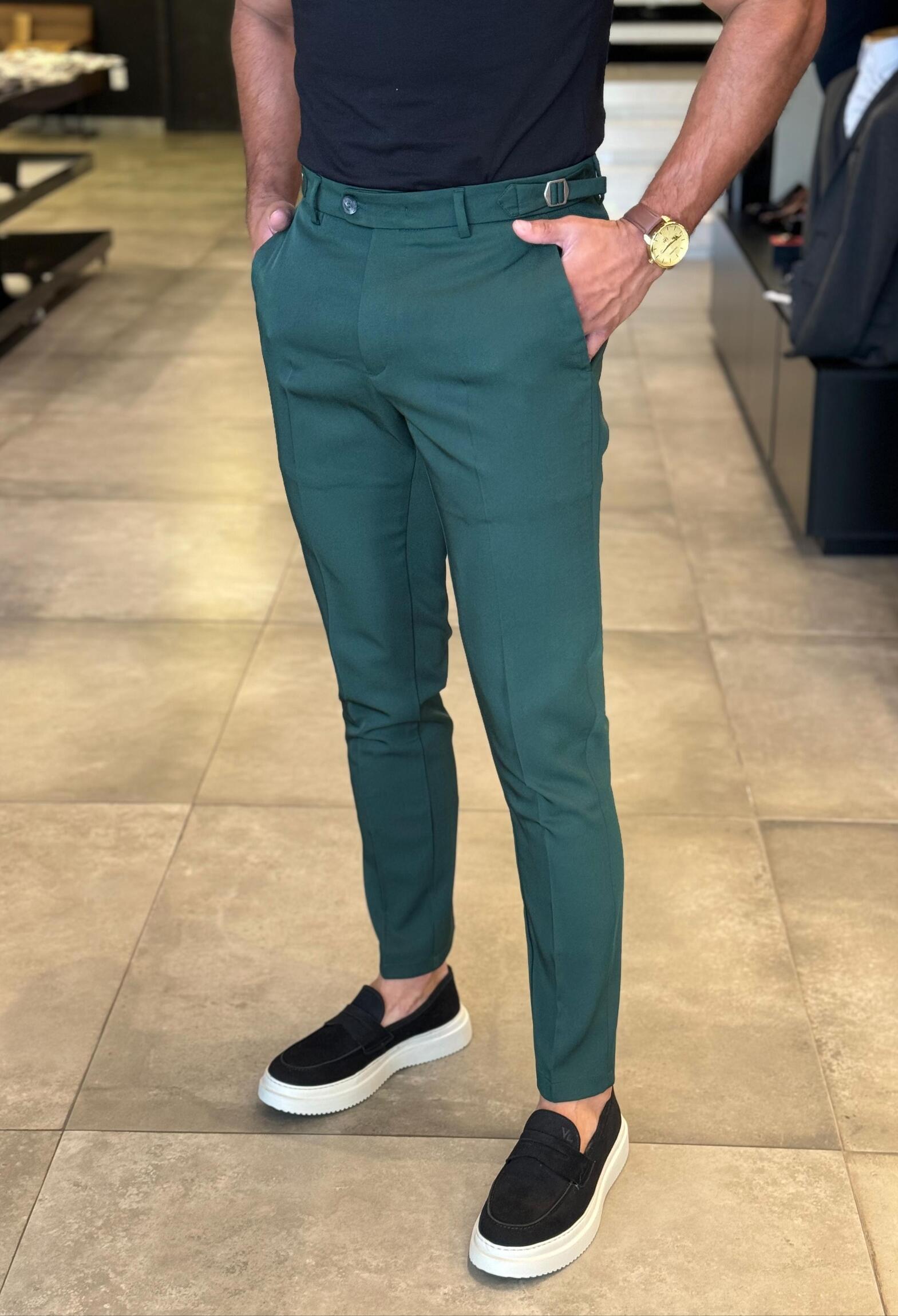 Calça Masculina Slim com Regulagem - Veneza