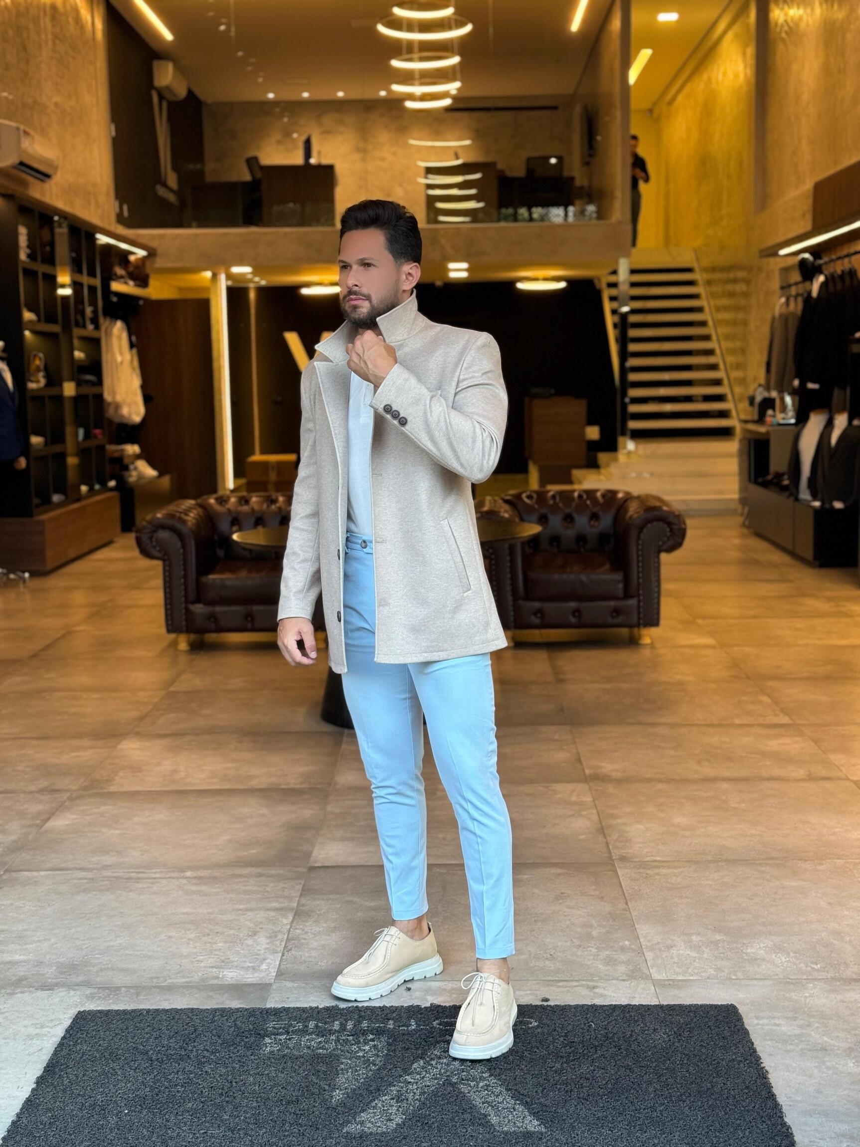 Sobretudo Masculino Middle