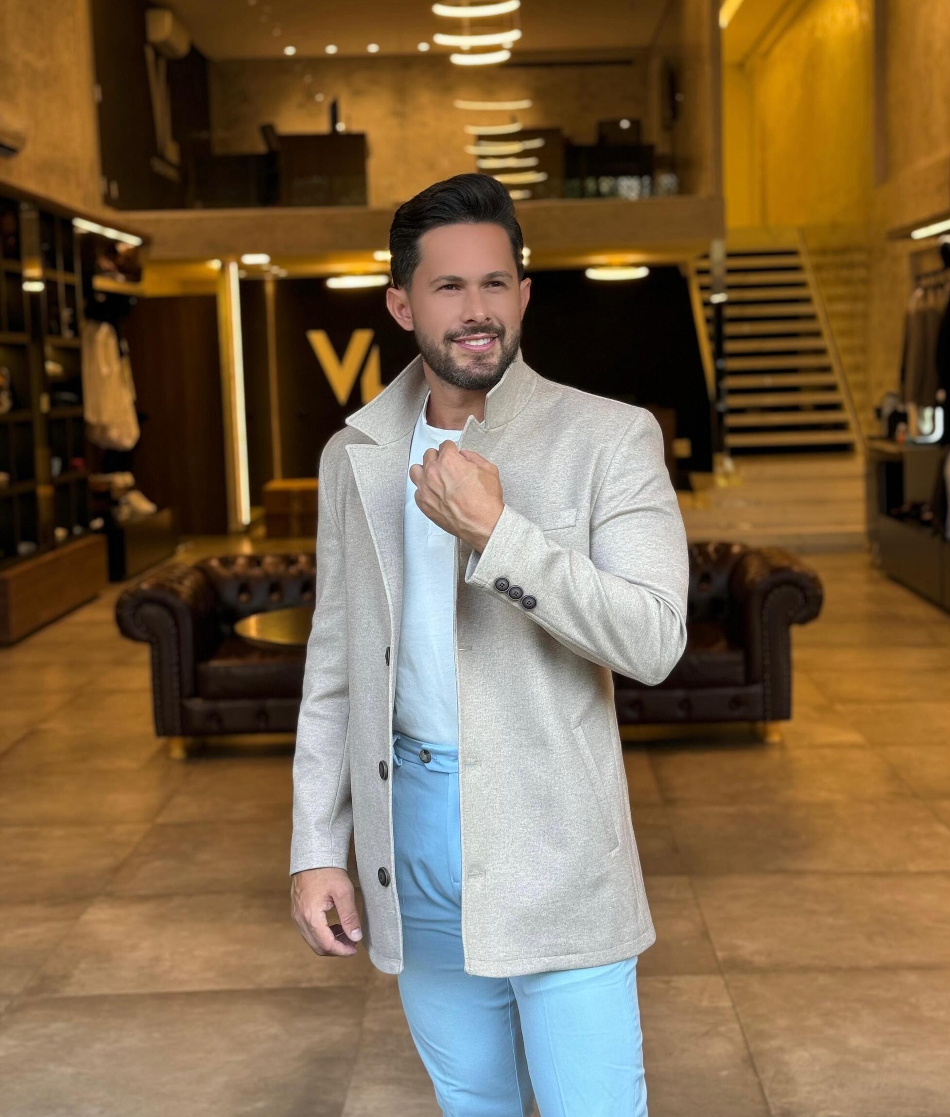 Sobretudo Masculino Middle