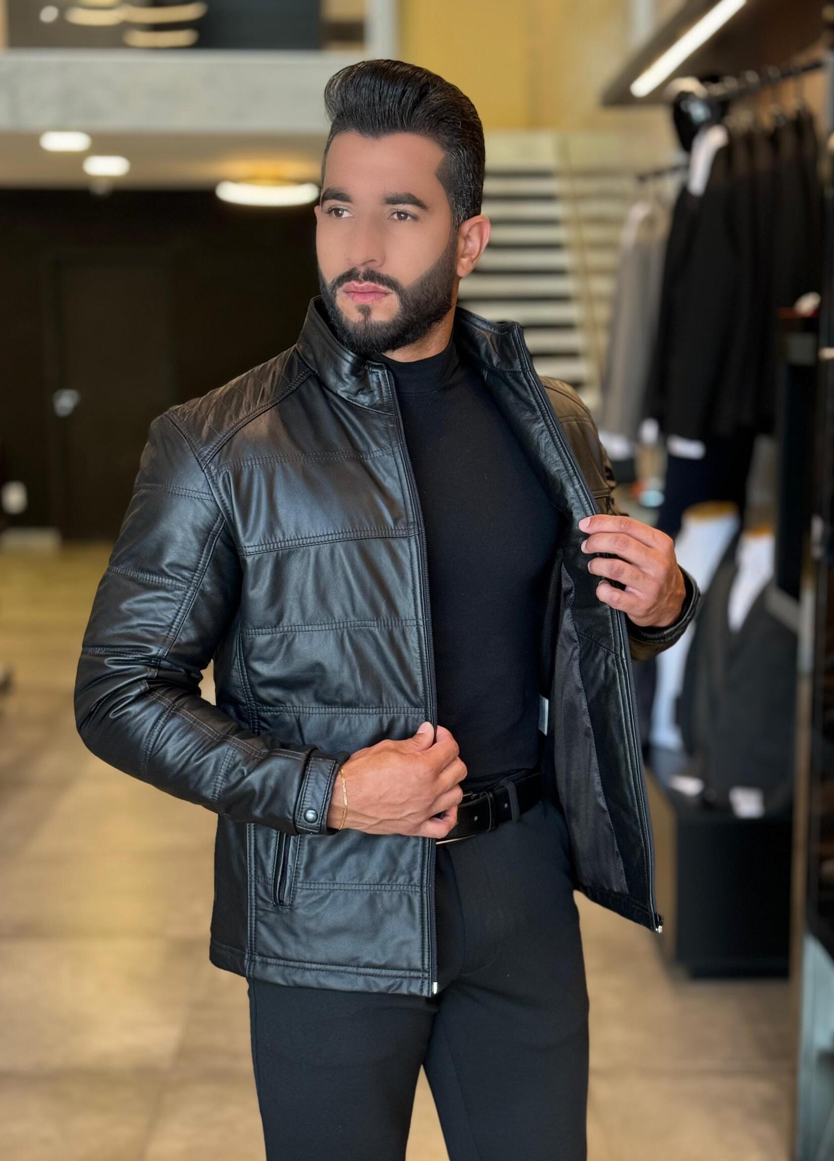Jaqueta Masculina 100% Couro