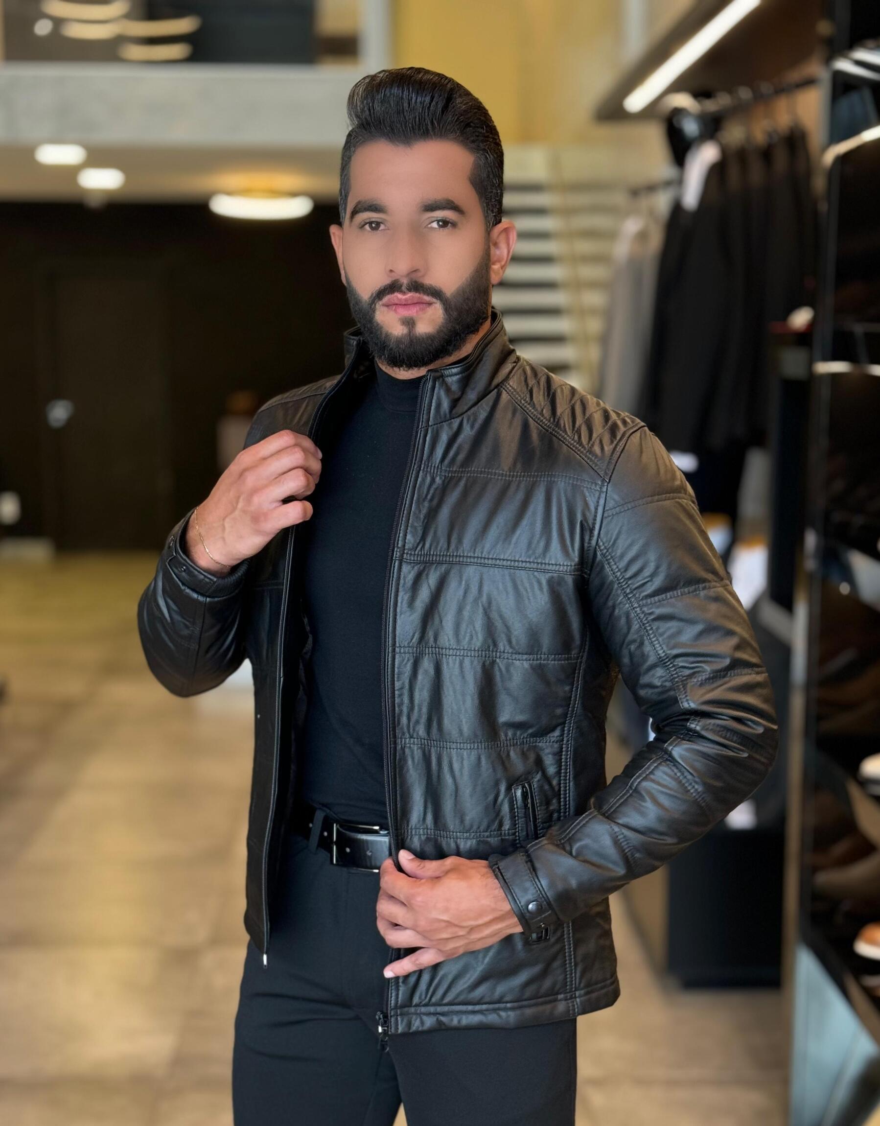 Jaqueta Masculina 100% Couro