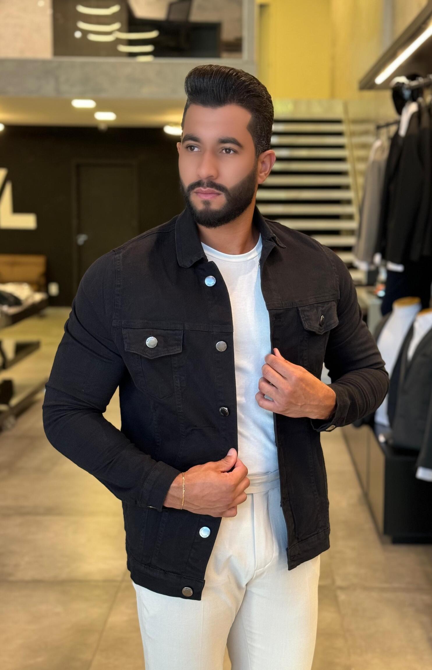 Jaqueta Masculina Sarja