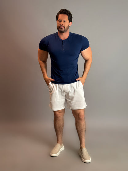 Bermuda Masculina de Linho - Coleção Ipanema