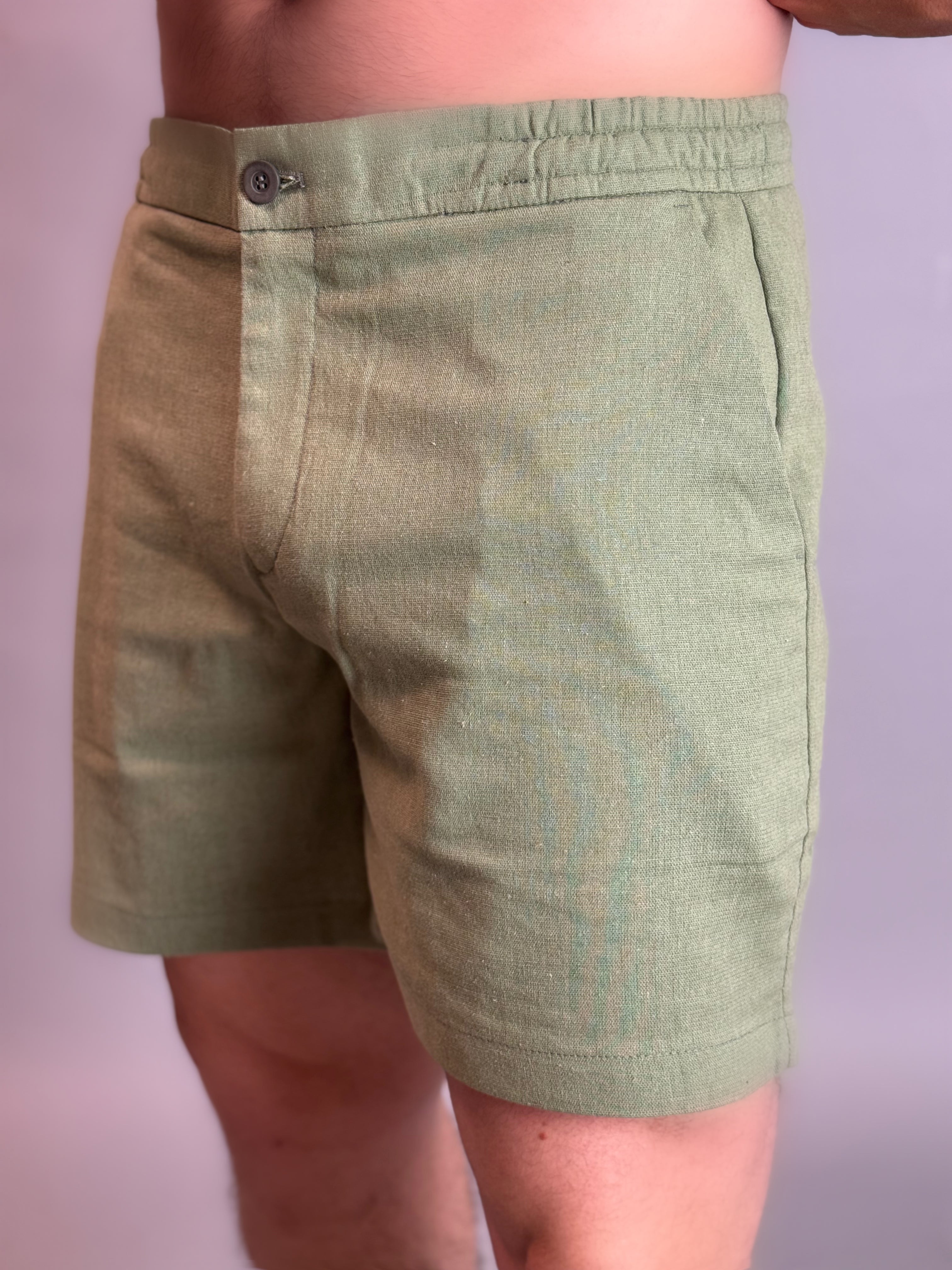 Bermuda Masculina de Linho - Coleção Ipanema