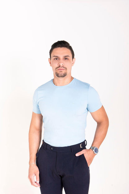 T-Shirt Masculina Algodão Egípcio