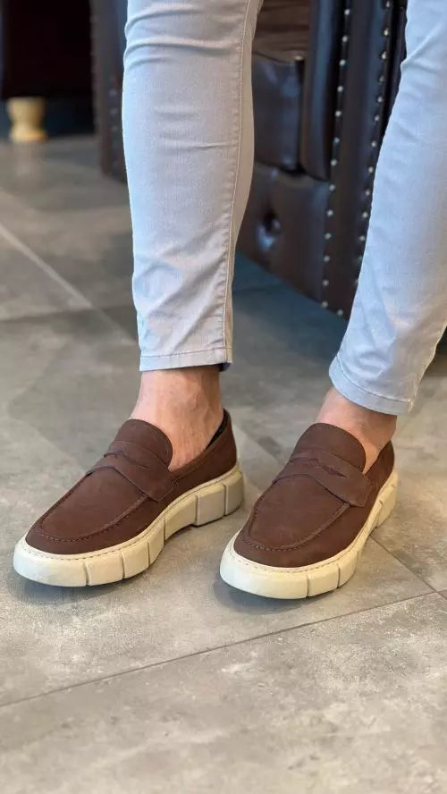 Mocassim Masculino Buzz - Couro de Cabra