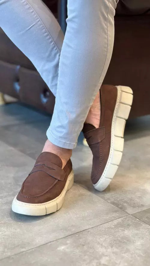 Mocassim Masculino Buzz - Couro de Cabra