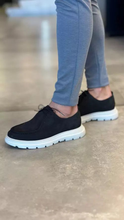 Sapato Masculino Derby Turin Extralight - Couro de Cabra