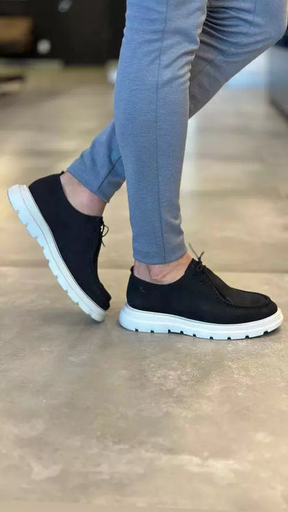 Sapato Masculino Derby Turin Extralight - Couro de Cabra