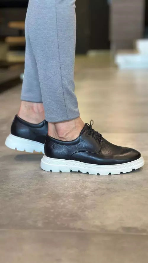 Sapato Masculino Derby Turin Extralight - Couro de Cervo