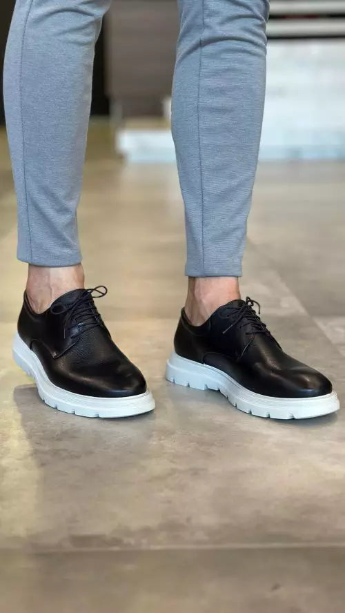 Sapato Masculino Derby Turin Extralight - Couro de Cervo