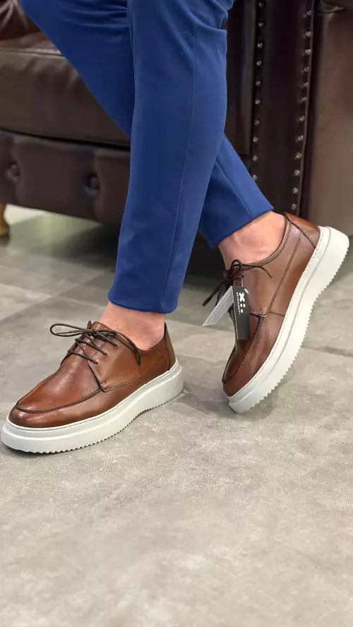 Sapato Masculino Derby Florença - Couro de Cabra