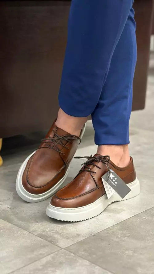 Sapato Masculino Derby Florença - Couro de Cabra