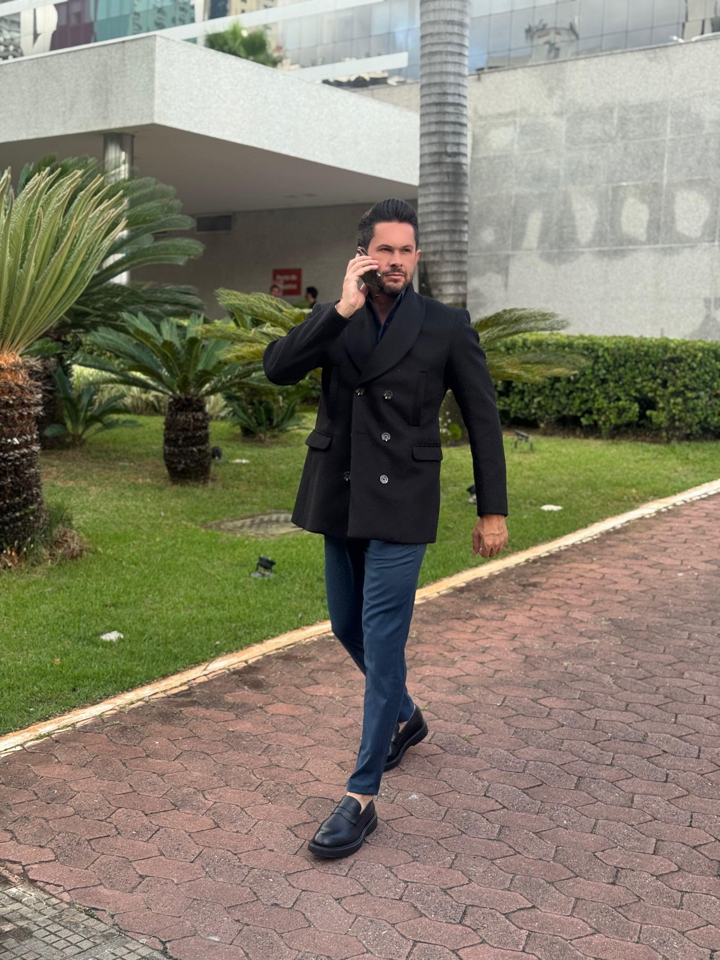 Overcoat Masculino Middle