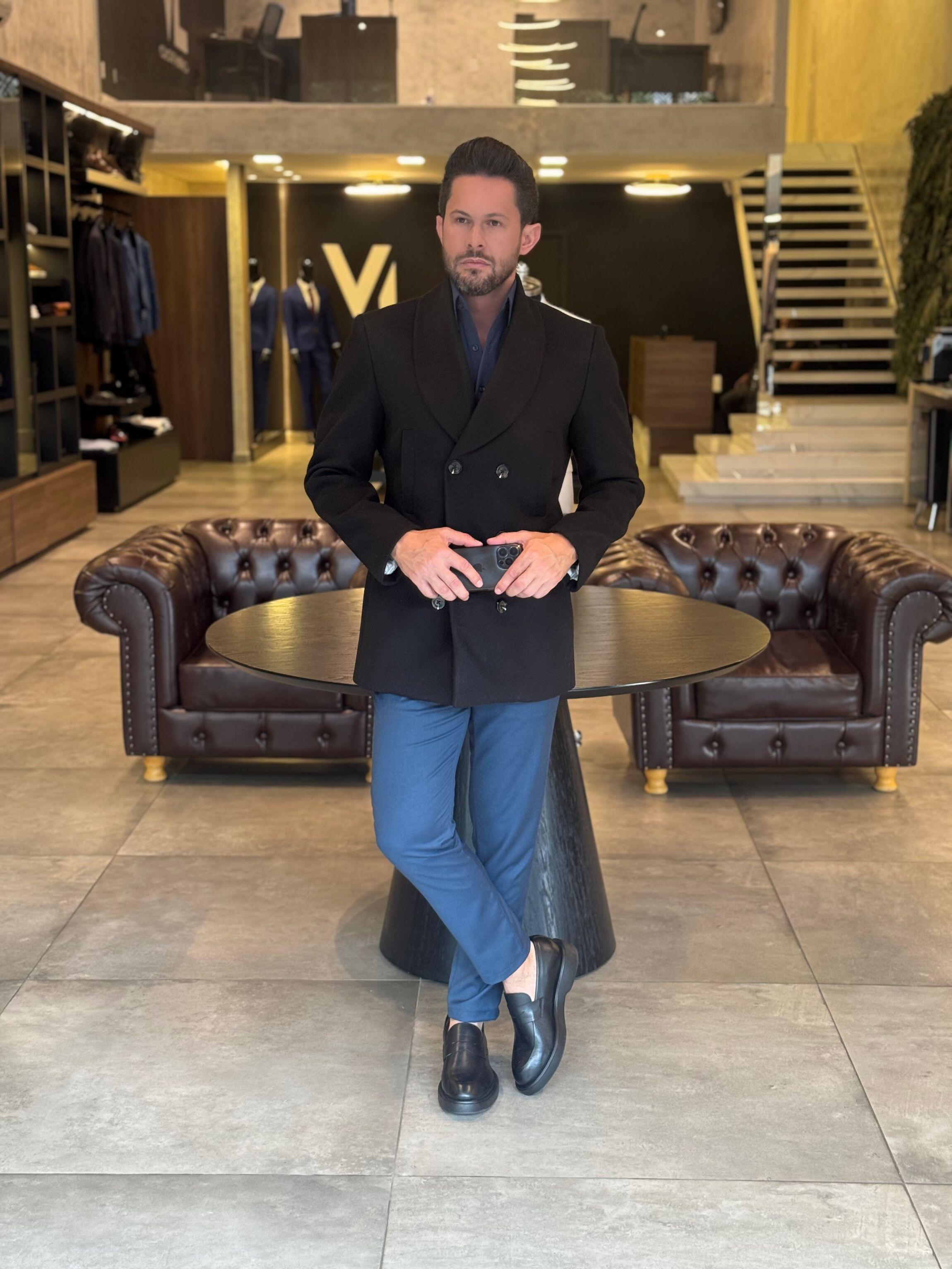 Overcoat Masculino Middle