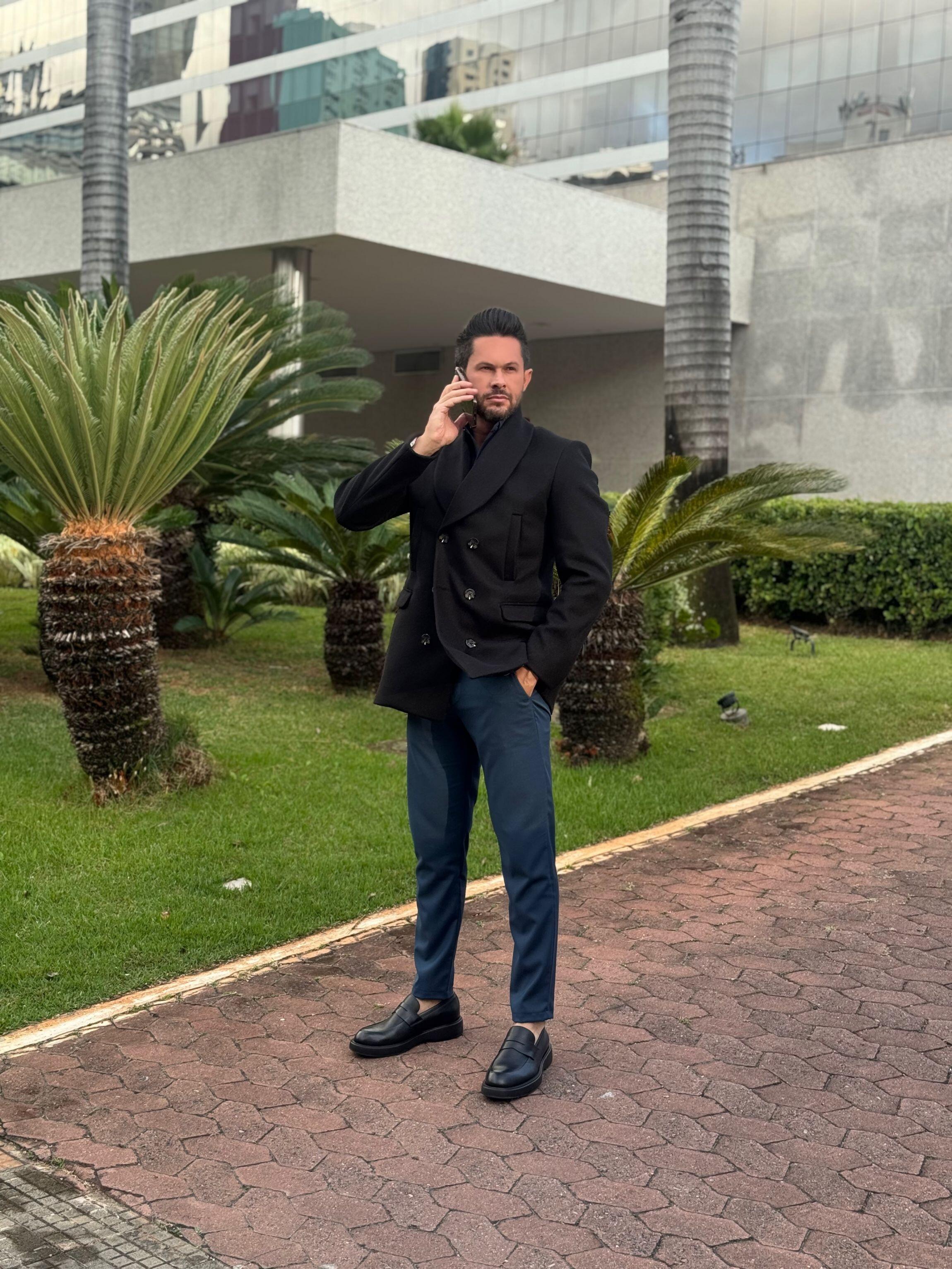 Overcoat Masculino Middle