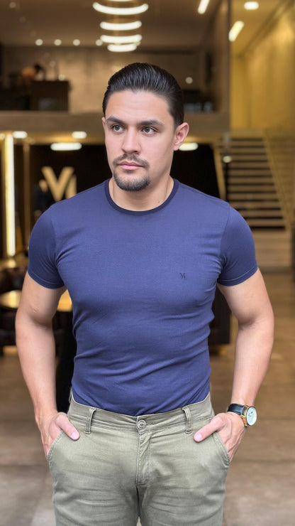 T-Shirt Masculina Algodão Pima