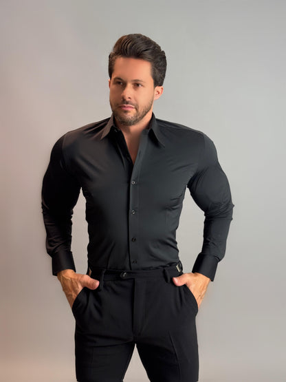 Camisa Social Slim Tech Masculina - Poliamida