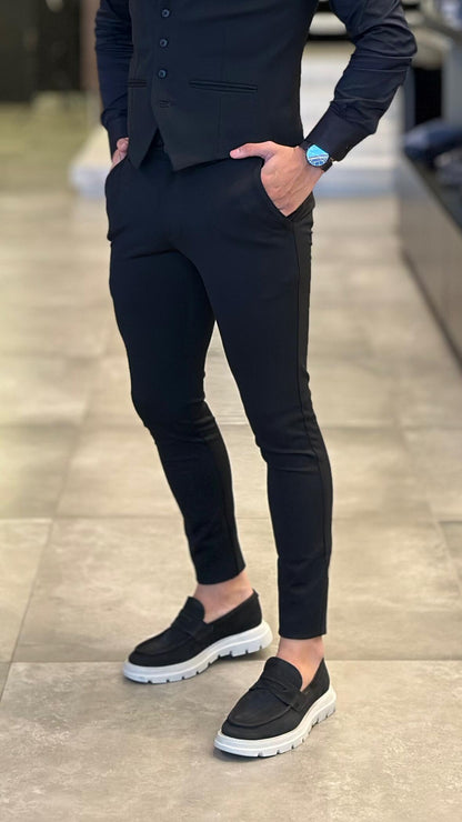 Calça Alfaiataria Masculina Slim - Tecnologia Não Amarrota