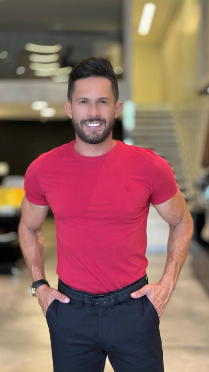 T-Shirt Masculina Algodão Premium