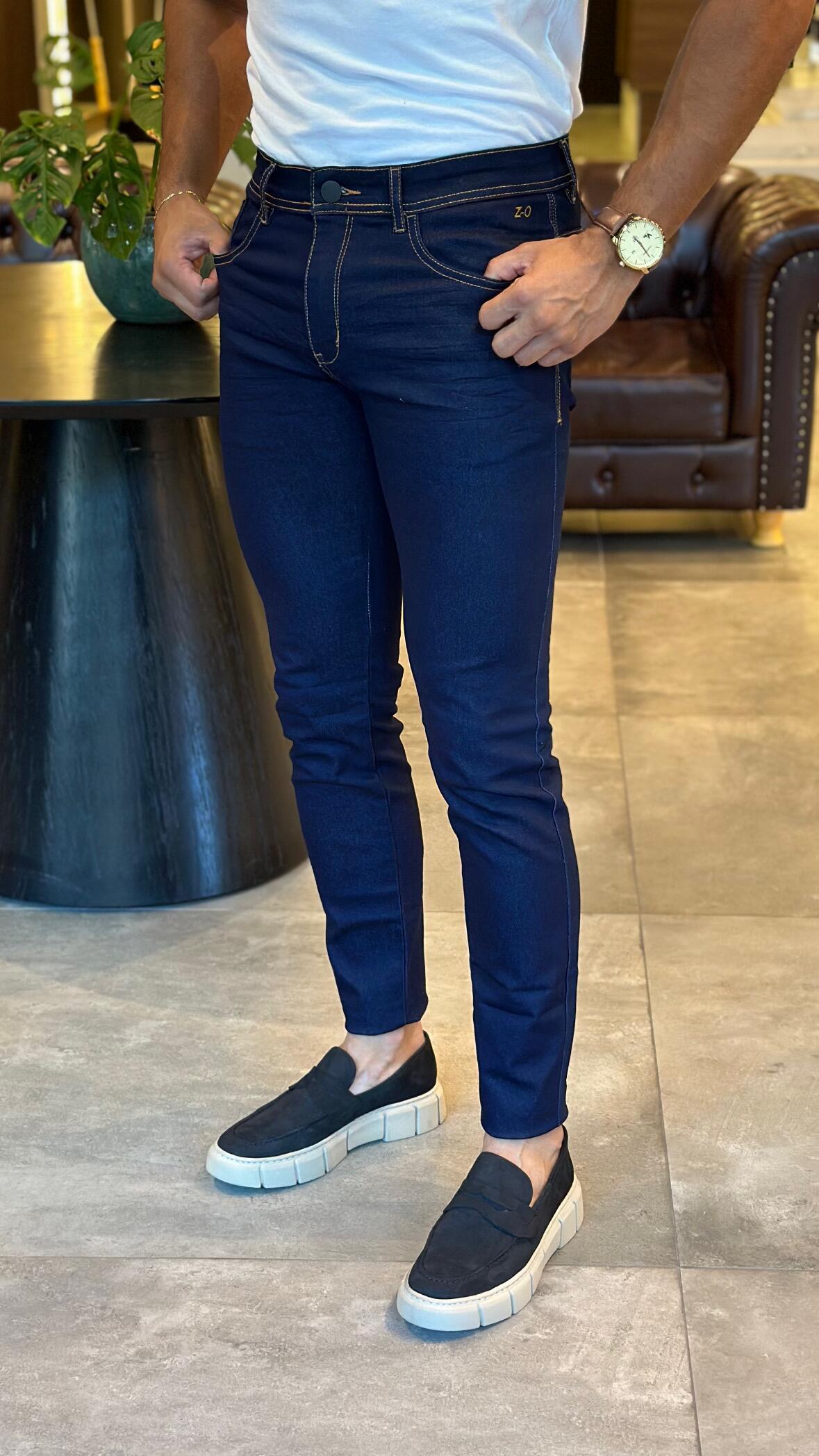 Calça Jeans Skinny Masculina