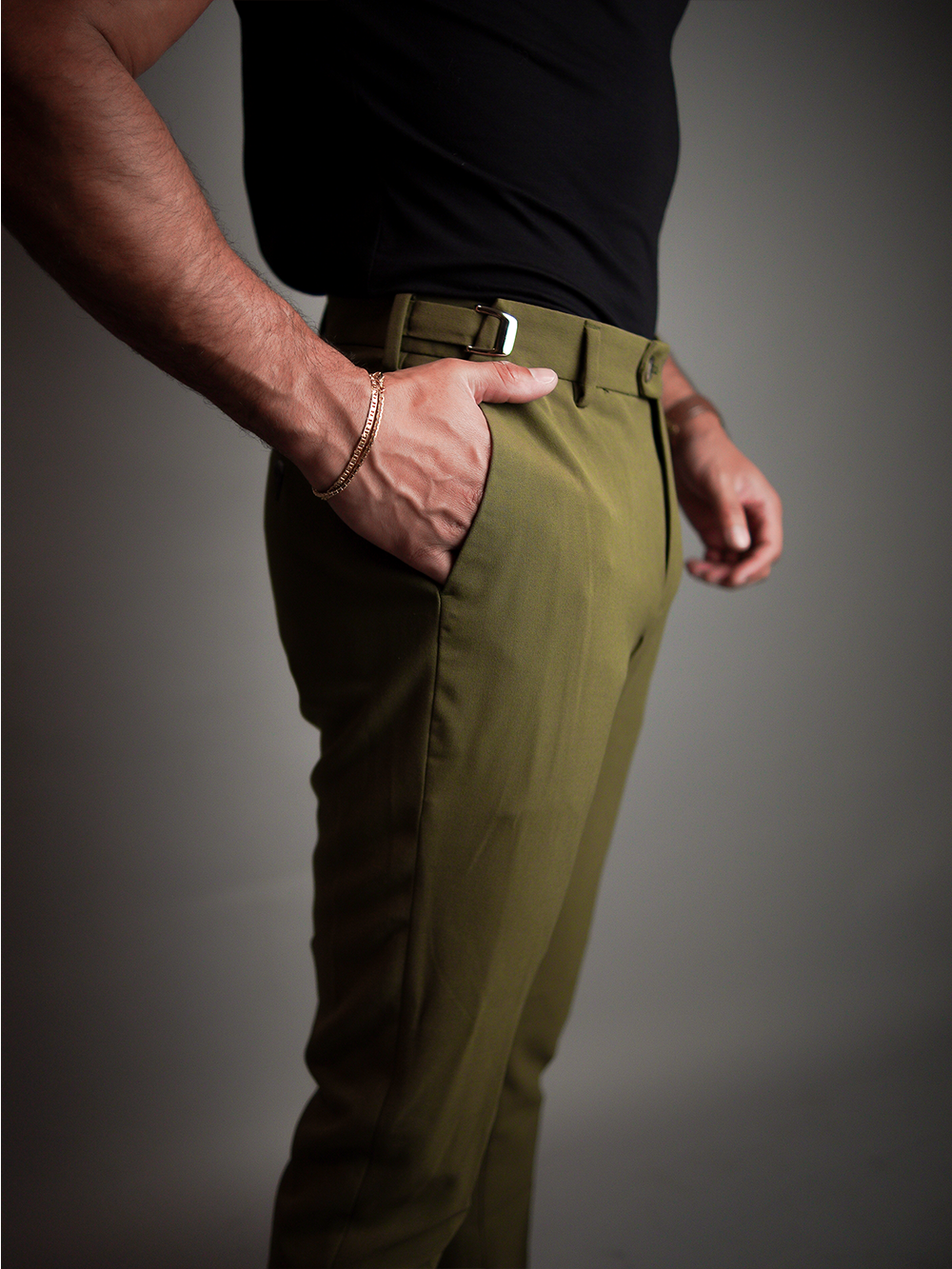 Calça Masculina com Regulagem deslizante - Santorini