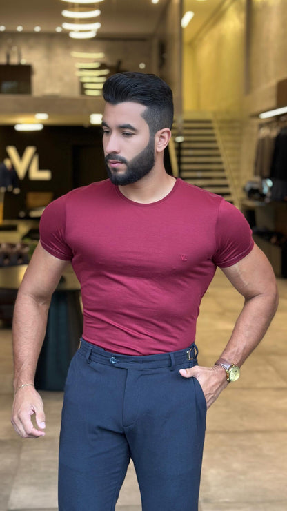 T-Shirt Masculina Algodão Pima